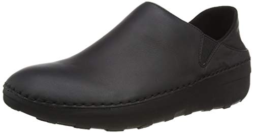 FitFlop superloafer (Leather), Mocasines Women's, Negro (All Black 090), 39 EU