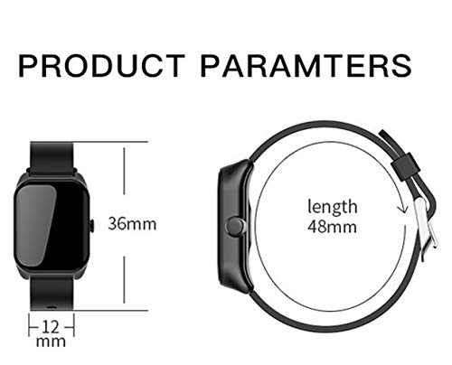 Fitness de Gama Alta Reloj Inteligente Pantalla a Color Pulsera Inteligente Frecuencia cardíaca y presión Arterial Salvapantallas Personalizado Monitoreo de la Salud Control Remoto Selfie