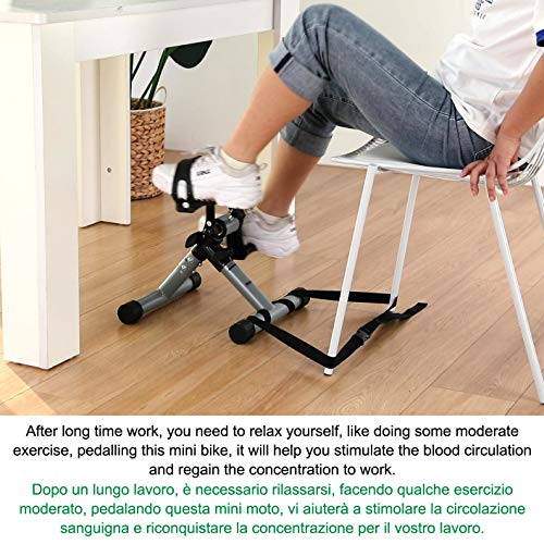 FITODO Pedales Ejercicio Estaticos Mini Bicicleta Estatica Brazos y piernas