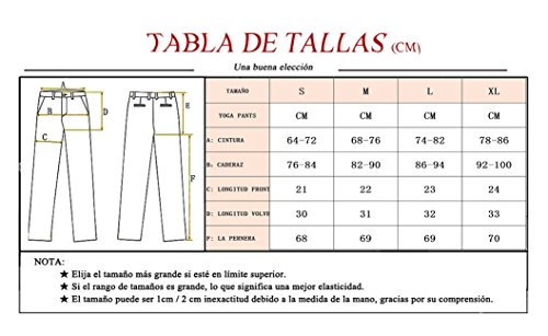 FITTOO Mallas Pantalones Deportivos Leggings Mujer Yoga de Alta Cintura Elásticos y Transpirables para Yoga Running Fitness con Gran Elásticos890 Negro M