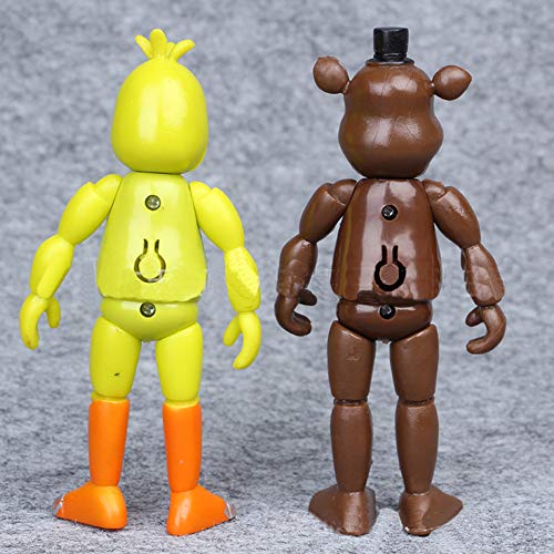 Five Nights at Freddy'S Muñeca de Juguete Figuras de Juguetes Figuras de acción Lindas de Juguetes Conjunto de Figuras de acción Populares del Cubo de Rubik (Color : A01, Size : 15cm)