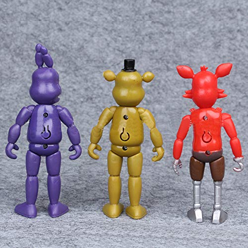Five Nights at Freddy'S Muñeca de Juguete Figuras de Juguetes Figuras de acción Lindas de Juguetes Conjunto de Figuras de acción Populares del Cubo de Rubik (Color : A01, Size : 15cm)