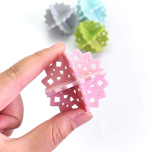 Fiyuer Bola de Limpieza de Ropa 20 Pcs removedor de Pelo de Mascotas para Lavadora Pet Hair Remover para la Colada para Lavadora Secadora Bola mágica para Eliminar el Vello