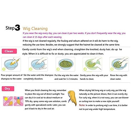 Fleurapance - Peluca para mujer, pelo largo y ondulado, alta calidad, resistente al calor, pelo rubio dorado, sintético, imitación al cabello humano