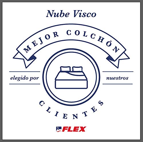 FLEX Nube Visco Gel - Colchón muelles ensacados, 135 x 190 cm