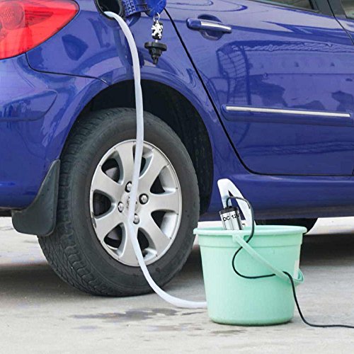 flintronic Bomba de Agua y Aceite, 12V Bompa Sumergible de Acero Inoxidable Bomba de Combustible Diesel Transferencia de Líquido Aceite Agua por Auto, Caravana, Marino, Barca