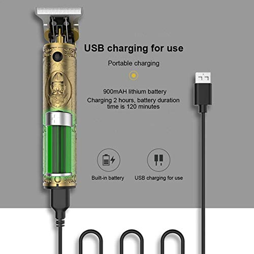 fllyingu Professional Men's Hair Clippers,Cortapelos Profesional Hombre Recortadora Barba Cortador Pelo para Hombres Kit de Cortador de peluquería para niños y bebés