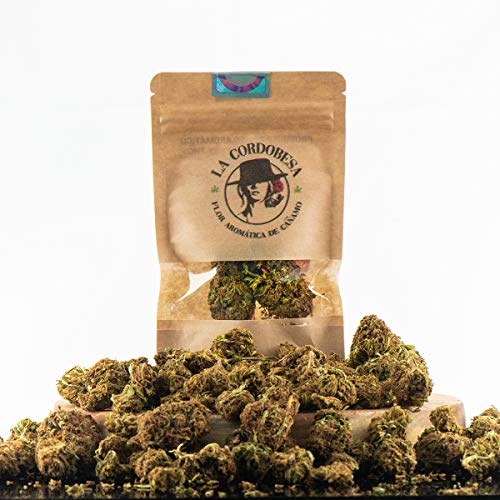 Flor aromática de Cáñamo La Cordobesa® - (16,49%) - 1 GRAMO - *NUEVO* - Cultivo Orgánico - Compuestos Activos - Vegano