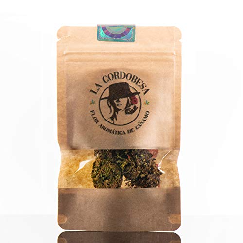 Flor aromática de Cáñamo La Cordobesa® - (16,49%) - 1 GRAMO - *NUEVO* - Cultivo Orgánico - Compuestos Activos - Vegano