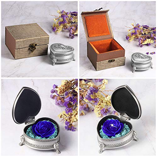 Flor Eterna Rosa Artificiales de Rosas Fresca Decoración,Regalo para Ella en el día de San Valentín, Día de la Madre, Navidad, Aniversario, Boda, Cumpleaños Flores