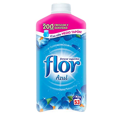 Flor - Suavizante para la ropa concentrado, aroma azul - 53 dosis (3048325)