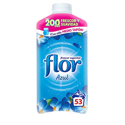 Flor - Suavizante para la ropa concentrado, aroma azul - 53 dosis (3048325)