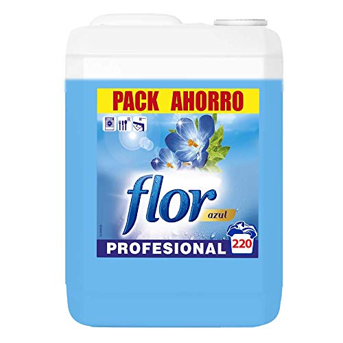 Flor - Suavizante para la ropa profesional, aroma azul - 220 dosis