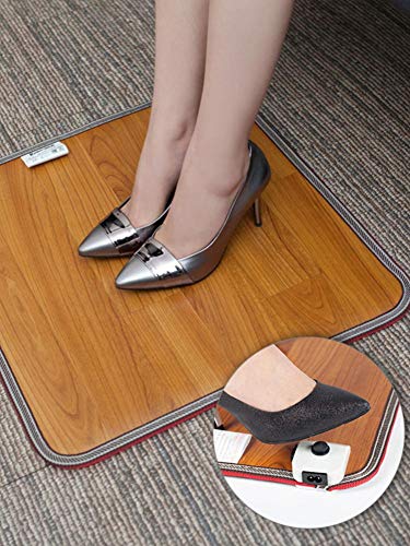 flower205 50 30 (55) Cm Calefacción para Suelo Y Pies De Calentador De Pies Eléctrico Almohadilla Oficina Y Hogar Calefacción Almohadilla Artefacto De Pie Cálido Invierno