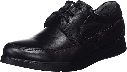 Fluchos New Professional, Zapatos de Trabajo para Hombre, Negro (Sanotan Negro Negro), 41 EU