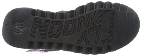 Fly London Scop110fly, Botas Estilo Motero para Mujer, Rojo (Red 004), 37 EU