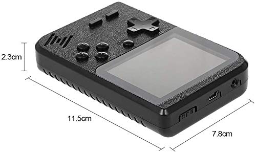 Flybiz Consola de Juegos Portátil, 3 Pulgadas Consola de Juegos portátil Pantalla HD Consola de Juegos Retro con 400 Juegos, Soporte conectar TV, Regalo de Cumpleaños para los Niños Padres (Negro)