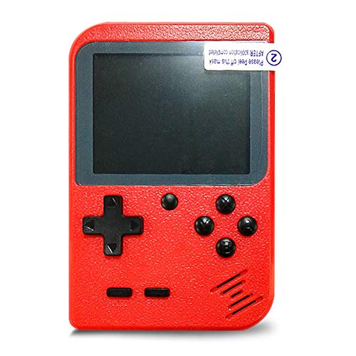 Flybiz Consola de Juegos Portátil, 3 Pulgadas Consola de Juegos portátil Pantalla HD Consola de Juegos Retro con 400 Juegos, Soporte conectar TV, Regalo de Cumpleaños para los Niños Padres ,Rojo