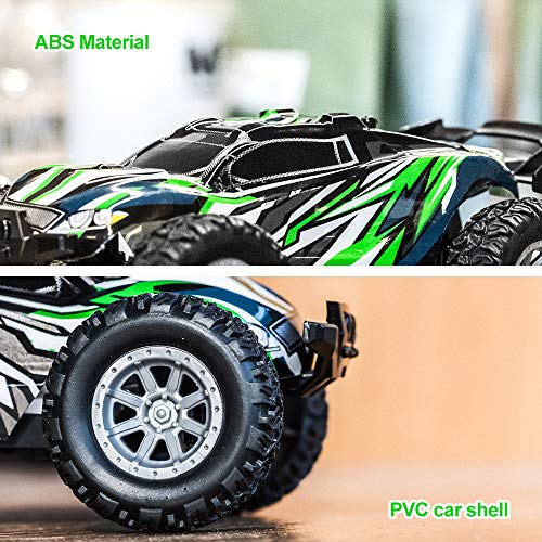 FLYHAL FC01 Mini Coche de Control Remoto Alta Velocidad 25 km/h 34 Minutos 1:32 Mini Coche Portátil a Prueba de Golpes Ajuste Fino de la Dirección LED Luz Dobles Motores 2.4G hz Juguete