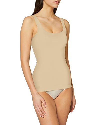 FM London Under Bust Control Vest, Camiseta moldeadora Mujer, Beige (Nude), Xl (Talla fabricante: 46/48)