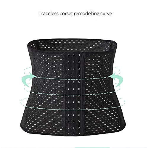 FMM Cinturón de Vientre Delgado corsé Transpirable Ajustado Recuperación posparto Malla Transpirable
