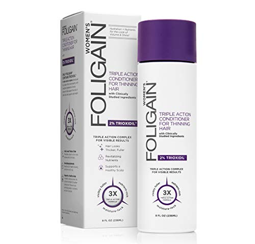FOLIGAIN - Acondicionador capilar regenerativo para mujeres con 2% de trioxidil - 236 ml