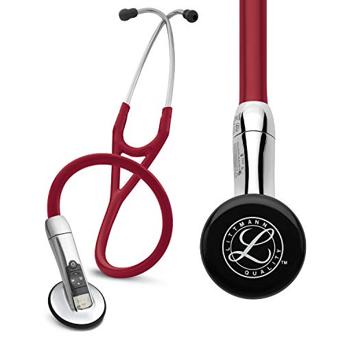 Fonendoscopio electrónico 3M Littmann Modelo 3200BU, Tubo granate