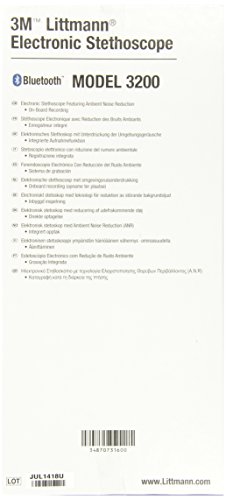 Fonendoscopio electrónico 3M™ Littmann® Modelo 3200NB, Azul Marino