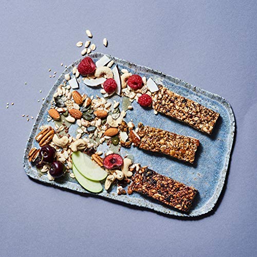 foodspring Barrita Energética pack de 12, Coco-Frambuesa, 12x35g, Cafeína para mascar. EL snack estimulante. Calidad 100% ecológica