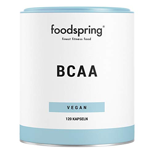 foodspring Cápsulas de BCAA, 120 cápsulas, Aminoácidos esenciales para la musculatura