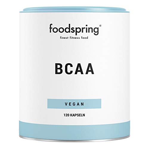 foodspring Cápsulas de BCAA, 120 cápsulas, Aminoácidos esenciales para la musculatura