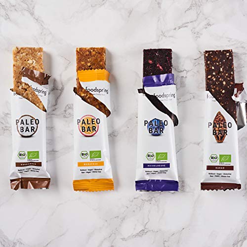 foodspring Paleo Bar Pack de 12 (Mix)