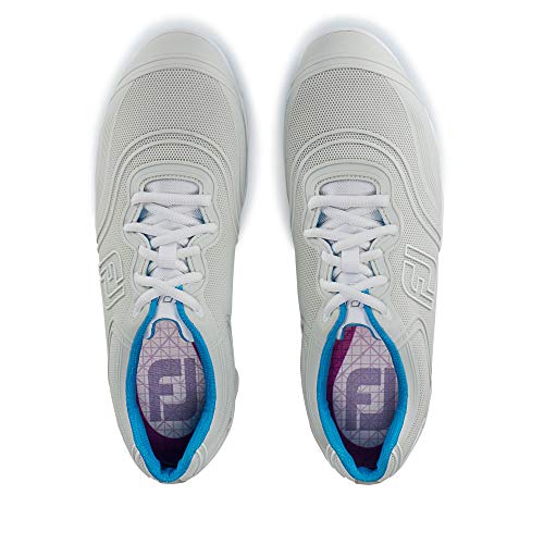 FootJoy FJ Aspire 98895090M, Zapatillas de Golf para Mujer, Blanco (White), 40.5 EU