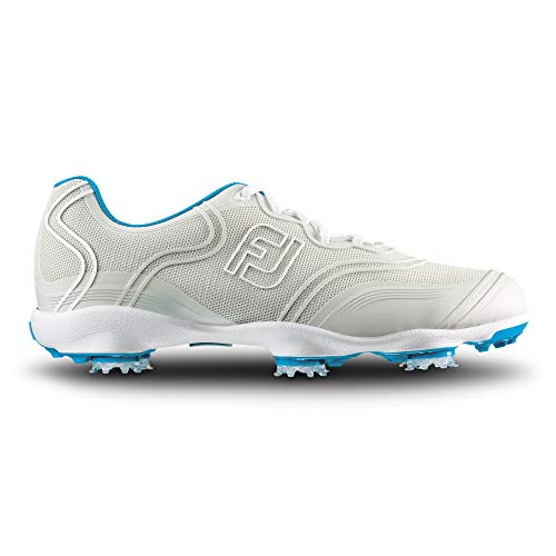 FootJoy FJ Aspire 98895090M, Zapatillas de Golf para Mujer, Blanco (White), 40.5 EU