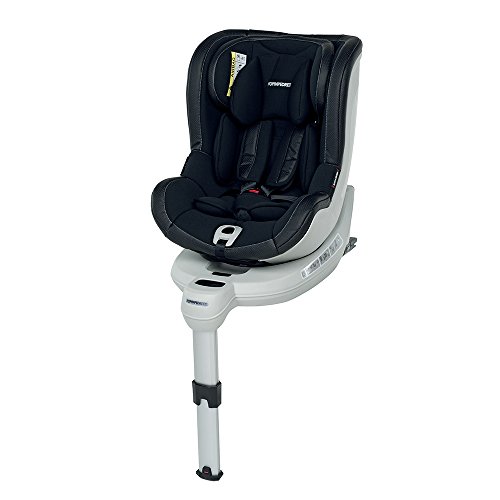 Foppapedretti Isokompass, Silla de coche grupo 0+/1 Isofix, Negro