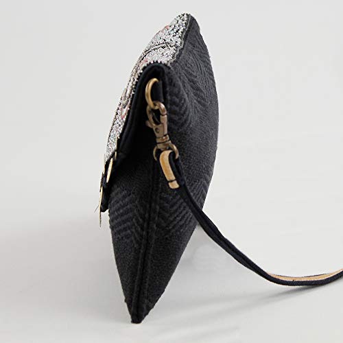 For Time, Bolso bandolera mujer Shaila, Multicolor, 28x18 cm