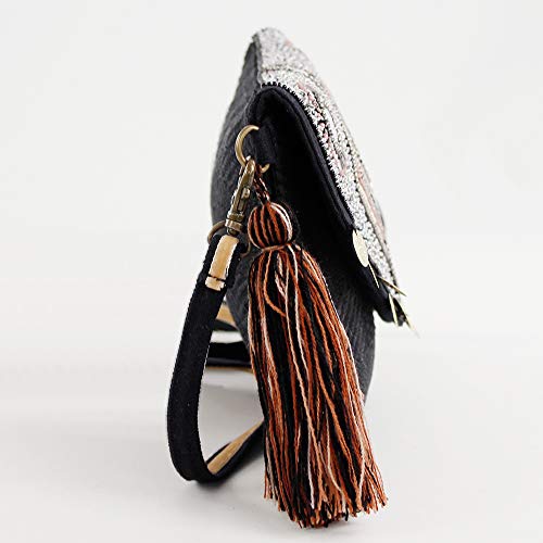 For Time, Bolso bandolera mujer Shaila, Multicolor, 28x18 cm