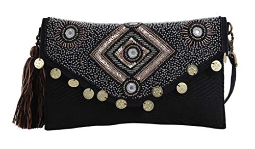 For Time, Bolso bandolera mujer Shaila, Multicolor, 28x18 cm