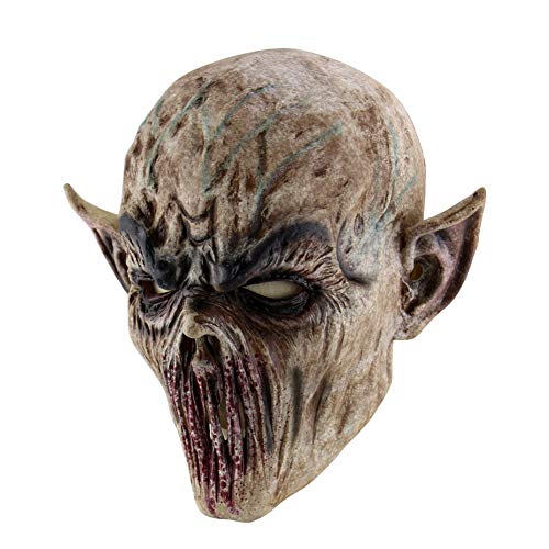 Forart Creepy Scary Halloween Cosplay máscara para Adultos decoración del Partido apoyos Bloody Zombie Tenedor Monstruo máscara