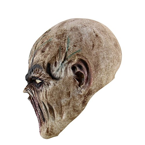 Forart Creepy Scary Halloween Cosplay máscara para Adultos decoración del Partido apoyos Bloody Zombie Tenedor Monstruo máscara