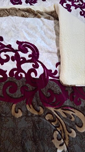 ForenTex - Edredón nórdico, (S-3026), 3 chocolates, cama de 90 y 105 cm, 180 x 240 cm, parte superior Ultra suave con tacto tipo peluche (triple de microseda), parte inferior térmica para arroparte con borreguillo de máxima calidad, con relleno. No incluy