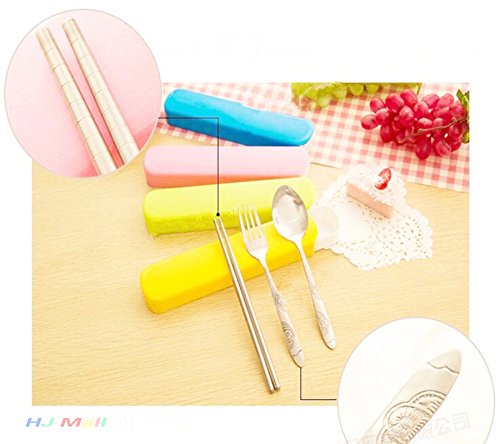 Forfar Portatil    Tenedor  Cuchara Cuchillería Ajuste De Bolsillo Al Aire Libre Que Acampa Yendo De Picnic Viajes Comer Vajilla