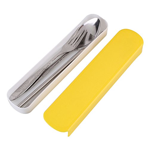 Forfar Portatil    Tenedor  Cuchara Cuchillería Ajuste De Bolsillo Al Aire Libre Que Acampa Yendo De Picnic Viajes Comer Vajilla