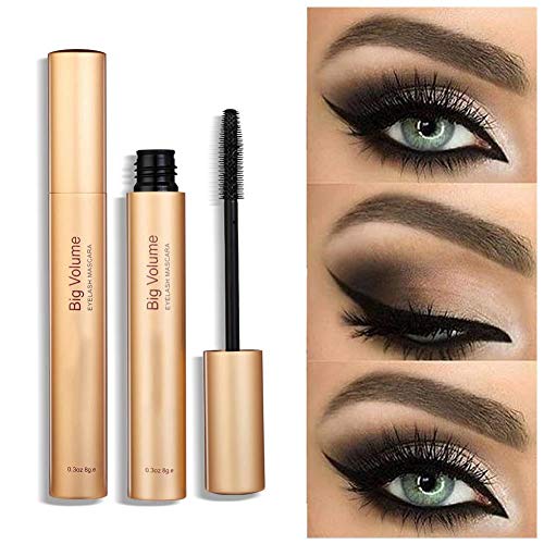 Fórmula Hipoalergénica, Resistente Al Agua, Duradero, Grueso Y Natural, Máscara De Pestañas Que No Florece