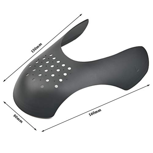 FOROREH protectores de zapatos antiarrugas contra pliegues de zapatos, protección de arrugas de zapatos, evitar pliegues de zapatos 4 pares, negro