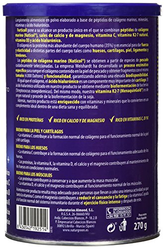 Forticoll Colágeno Marino, Complemento alimenticio en polvo - 270 gr (192514)
