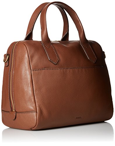 Fossil Fiona - Bolso de piel para mujer, Marrón (Marrón medio), Talla única