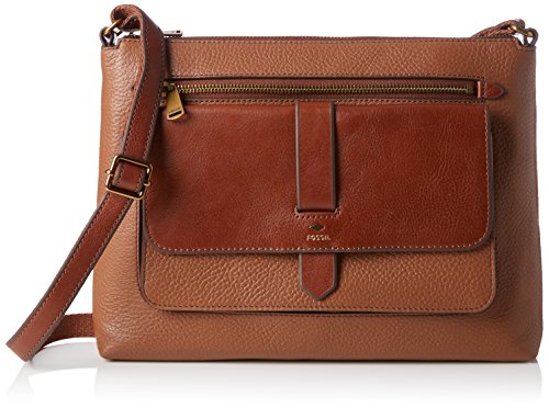 Fossil - Kinley, Bolsos bandolera Mujer, Braun (Brown), 9x23x33 cm (W x H D)