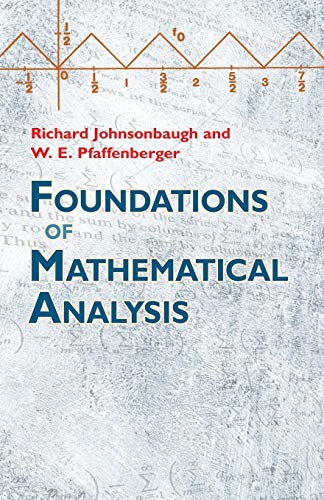 Foundations of Mathematical Analysis (Dover Books on Mathematics)