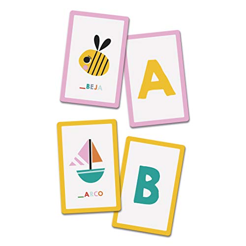 Fournier- Lemon Ribbon ABC. Mi Primer Juego para Aprender a Leer. Baraja de Cartas Infantil Educativa, Color Multiple (1044177)